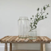 Glass vase, high